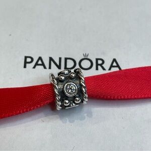Pandora Oxy Crown Silver CZ Charm